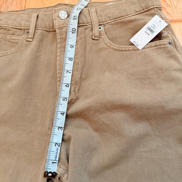 GAP Women's High Rise Barrel Relaxed Hip & Thigh Tan Jeans - NWT - 27-4 - Picture 5 of 7